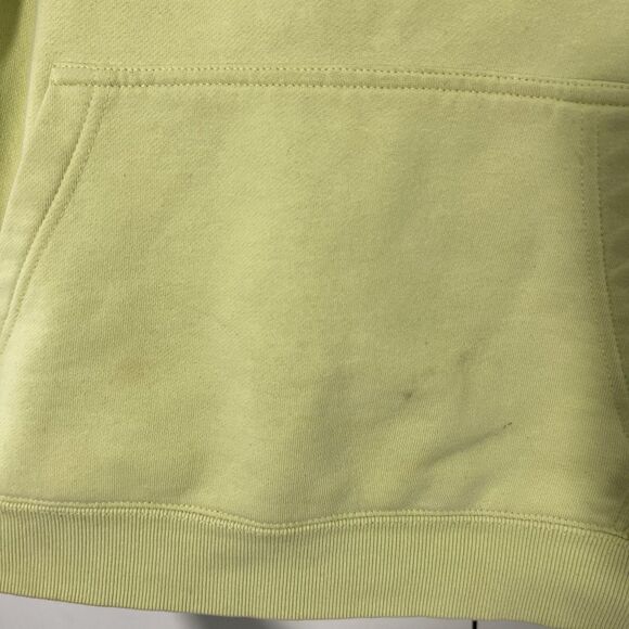 Stussy Hoodie Sweatshirt Mens S Yellow Green Pullover Logo Streetwear - Picture 5 of 9